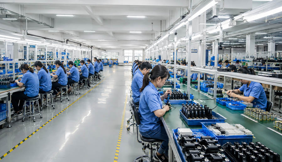 STDELE factory and production line