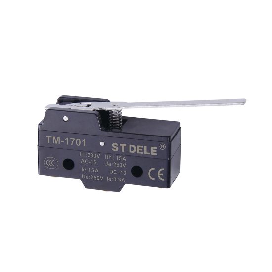 TM-1701 Long Lever Horizontal Micro Switch