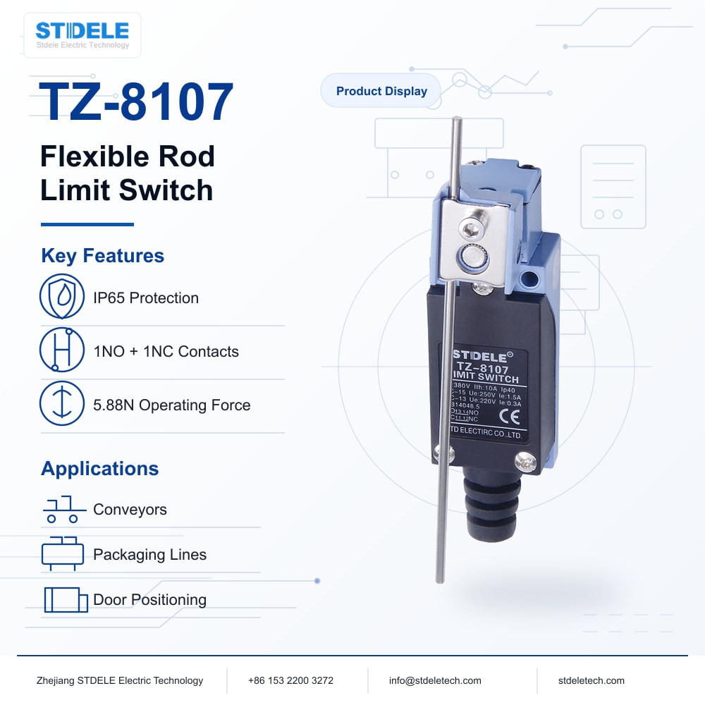 TZ-8107 Flexible Rod Limit Switch Product Poster