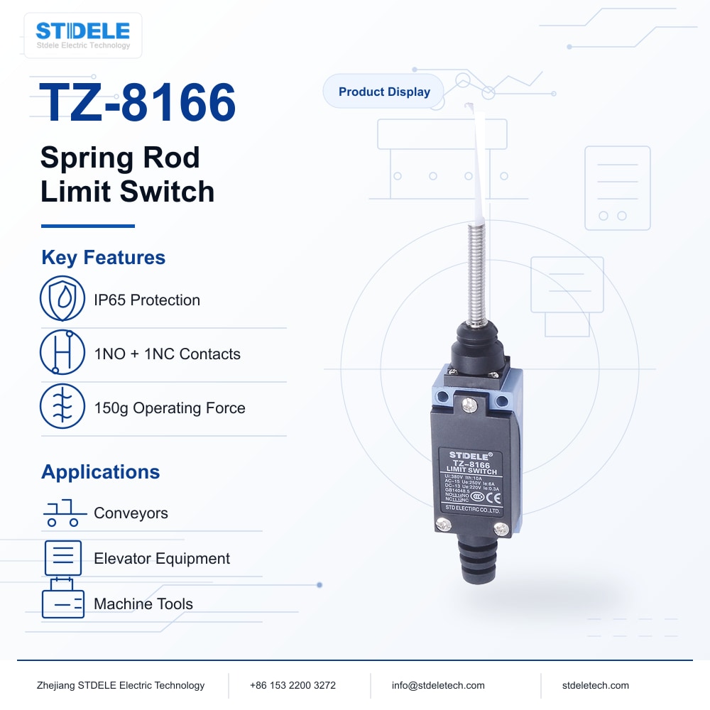 TZ-8166 Spring Rod Limit Switch Product Poster