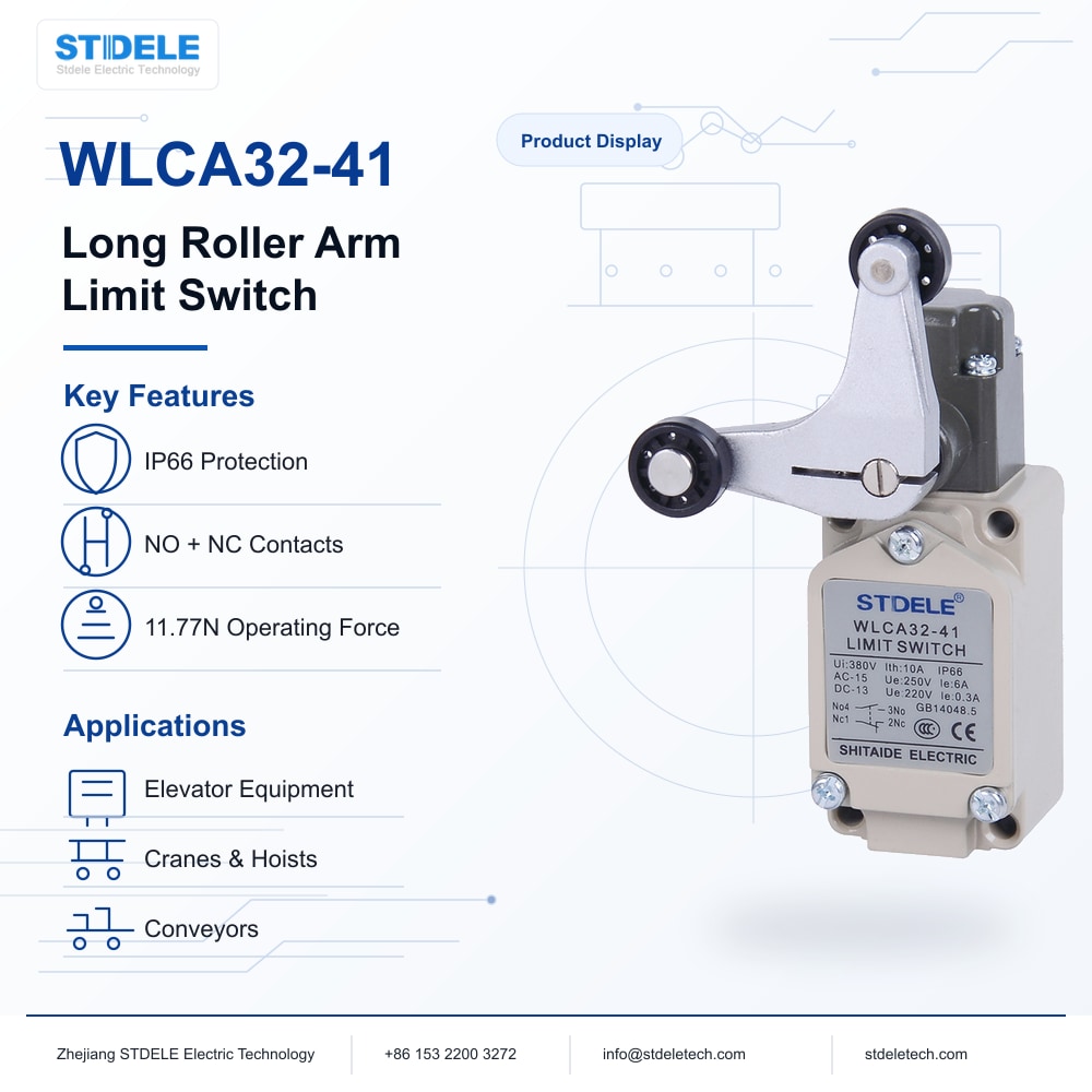 WLCA32-41 Long Roller Arm Limit Switch Product Poster