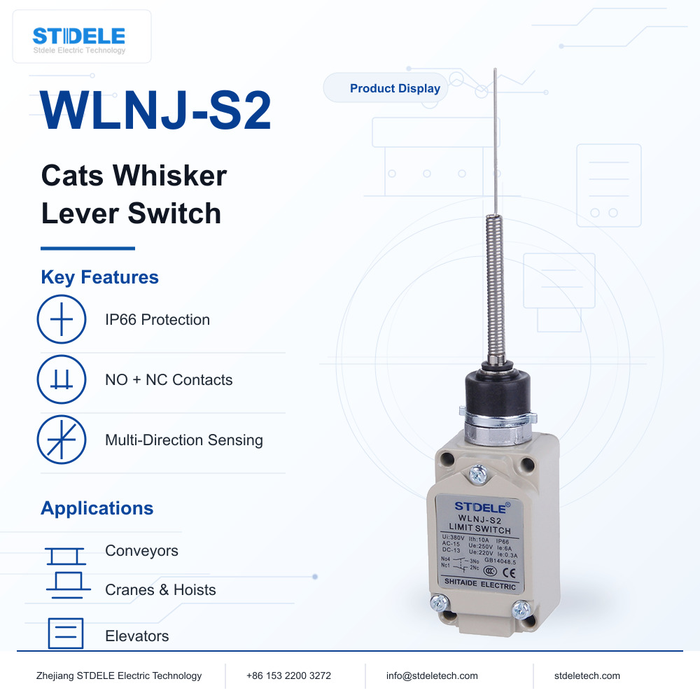 WLNJ-S2 Cats Whisker Lever Limit Switch Product Poster